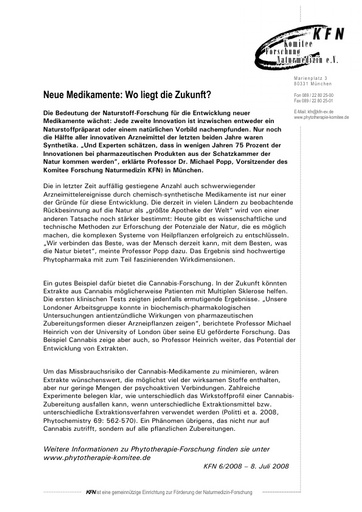Neue Medikamente: Wo liegt die Zukunft?